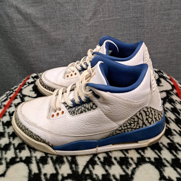 %Size 8 Men Air Jordan 3 Retro Wizards Style Sneakers CT8532-148 / AJ1 main image 8